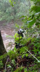 Special operations paramedic Garry Debanke performing a rescue at Kangaroo Valley | March 3, 2022 | South Coast Register