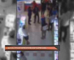 5 individu ditahan dipercayai belasah suspek cabul