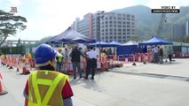 Hong Kong: New isolation wards constructed amid unprecedented Covid wave