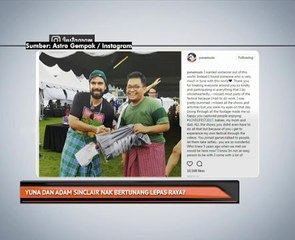 Yuna dan Adam Sinclair nak bertunang lepas raya?