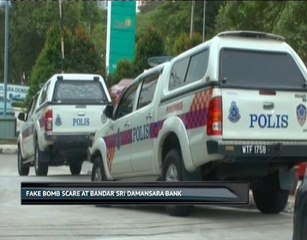 Fake bomb scare at Bandar Sri Damansara bank