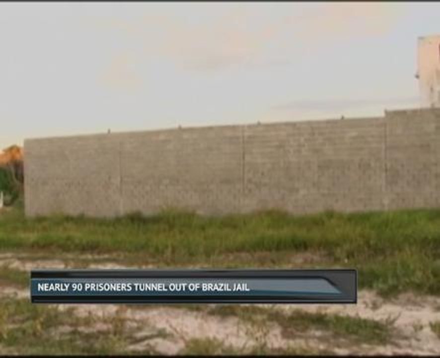 Nearly 90 prisoners tunnel out of Brazil jail