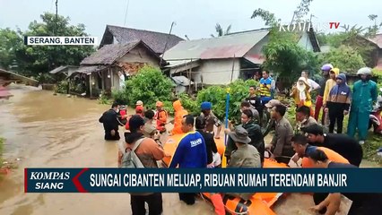 Banjir Kota Serang dari Sungai Cibanten: 5 Korban Jiwa, 1.500 Rumah Terendam, 3.500 Warga Mengungsi