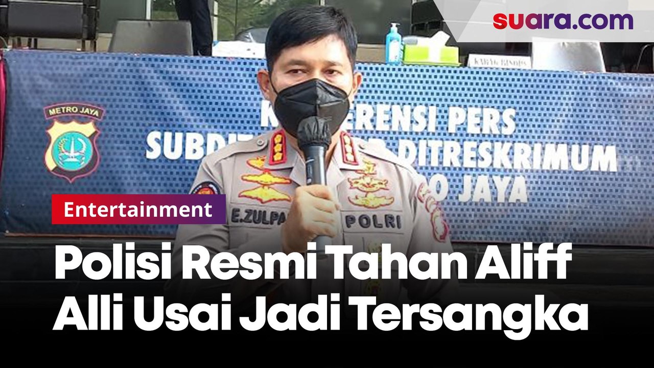 Akui Palsukan Dokumen, Polisi Resmi Tahan Aliff Alli Usai Jadi Tersangka
