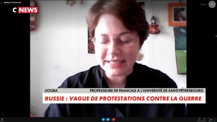 Liouba : «On a écrit un post contre la guerre sur le réseau social russe. On a dû le supprimer» dans #LaMatinale