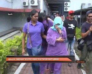 Kekasih direman selepas anak dua tahun mati lemas
