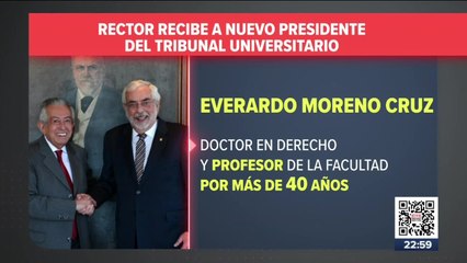 Rector de la UNAM se reúne con nuevo presidente del Tribunal Universitario