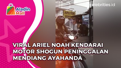Viral Ariel Noah Kendarai Motor Shogun Peninggalan Mendiang Ayahanda