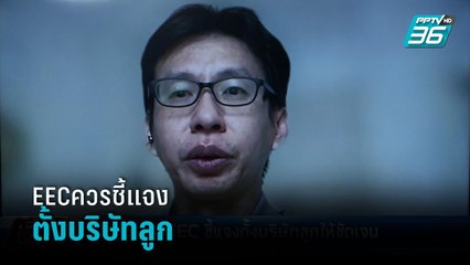 ทีดีอาร์ไอ แนะ EEC แจงตั้งบริษัทลูก คลายข้อสังเกตทับซ้อนเอกชน  | เที่ยงทันข่าว