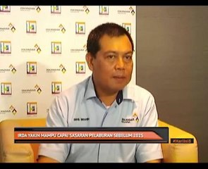 IRDA yakin mampu capai sasaran pelaburan sebelum 2025