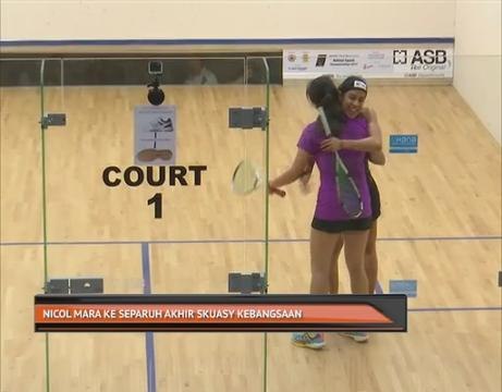 Nicol David ke separuh akhir Skuasy Kebangsaan 2017
