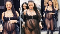 Paris Fashion Week 2022: Pregnant Rihanna का Black Bikini Dress में Baby Bump Viral | Boldsky