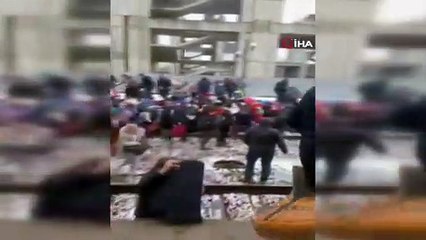Kiev’den kaçış: Tren istasyonlarında izdiham yaşandı