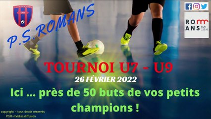 Tournoi U7 - U9 du 26.02.2022 à Romans