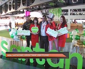 Menu santan baru AirAsia tawar lebih pilihan