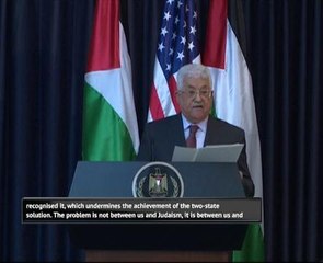Palestine ready to be a partner in peace process
