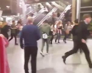 Social media users capture scene in Manchester