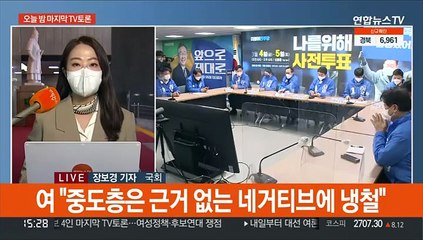 대선후보, 저녁 TV토론 격돌…'세불리기' 경쟁 가열