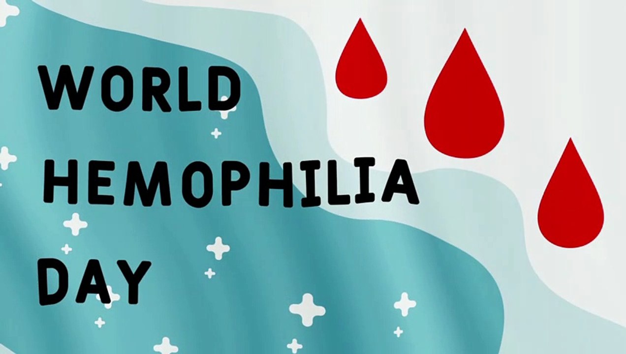 World hemophilia day. World hemophilia national or international day to awareness and symbol of save Life and best for better health disease. universe donation organ and blood to hemophilia persons.