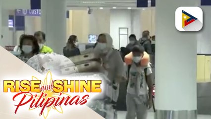 Ilang Pilipinong lumikas sa Ukraine, dumating na sa bansa