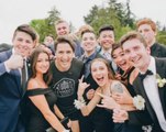 Canadian Prime Minister Justin Trudeau jogs through prom photos