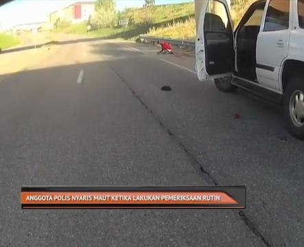 Anggota polis nyaris maut ketika lakukan pemeriksaan rutin