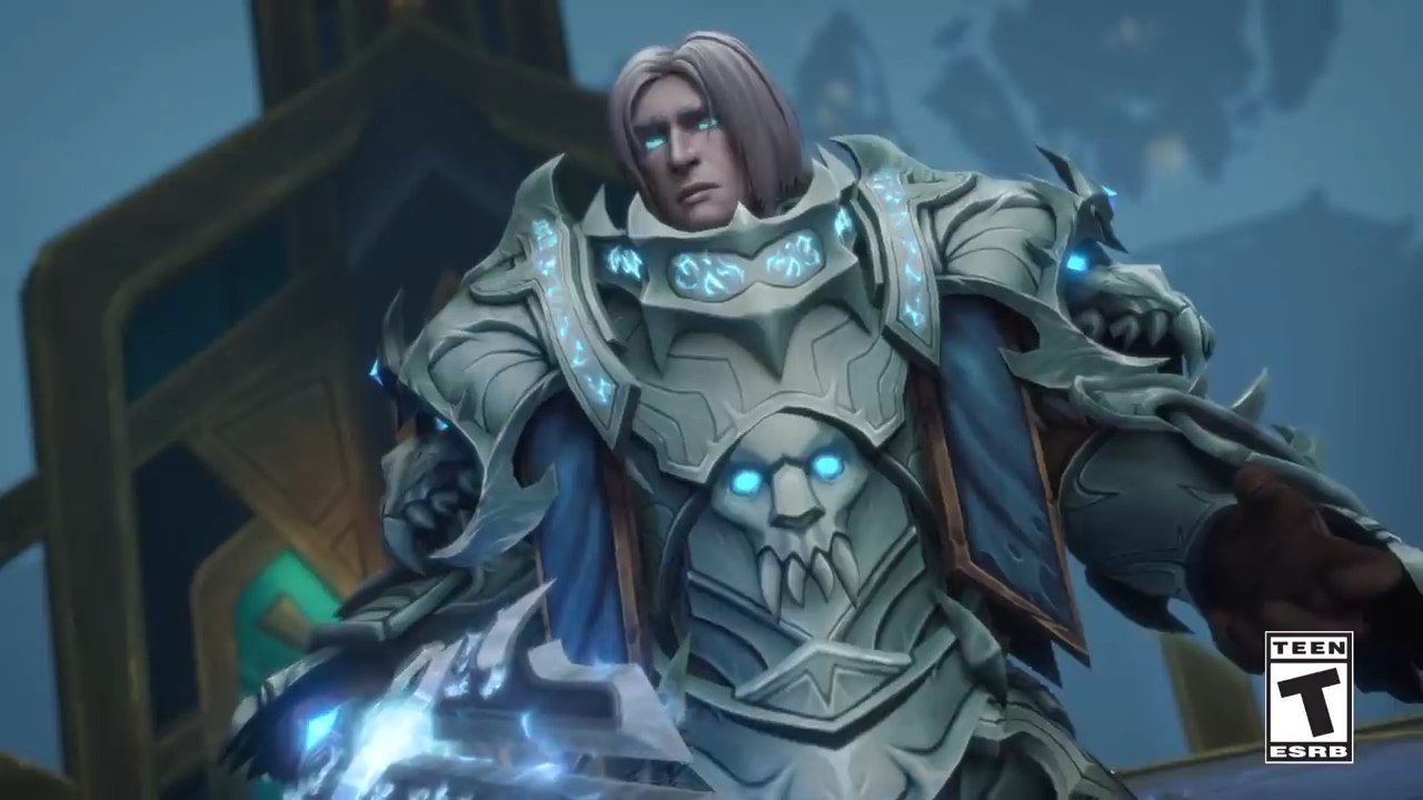 Cinématique de fin d'Anduin Wrynn au Sépulcre des Fondateurs
