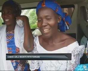 Chibok girls reunite with families