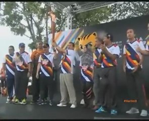 Larian Obor Sukan SEA 2017 jelajah Melaka