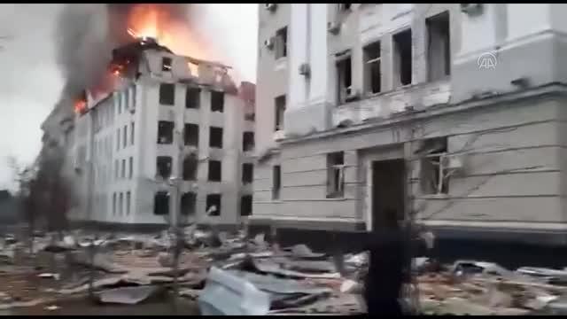 Son dakika gündem: Bölgesel polis ofisi Rus güçlerinin füze saldırısı sonucu vuruldu