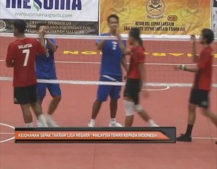 Kejohanan Sepak Takraw Lima Negara: Malaysia tewas kepada Indonesia
