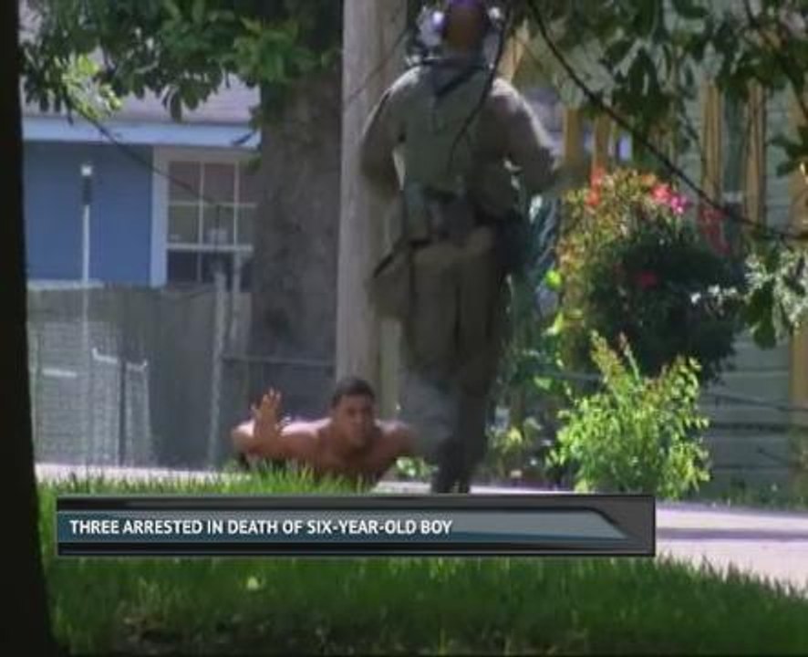 Three arrested in death of six-year-old-boy