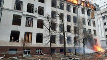 Harkov’da emniyet ve üniversite binası vuruldu