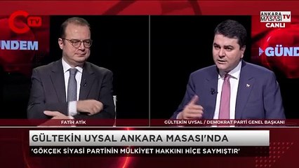 Gültekin Uysal’dan Gökçek’e ve AKP'ye ağır sözler