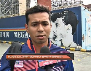 Iskandar Zulkarnain teruja untuk beraksi di Gold Coast