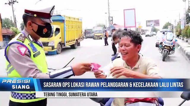 Polres Tebing Tinggi Gelar Operasi Keselamatan Toba 2022 di Simpang Beo