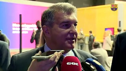 Joan Laporta se pronuncia sobre Pedri y Dembelé / FCB