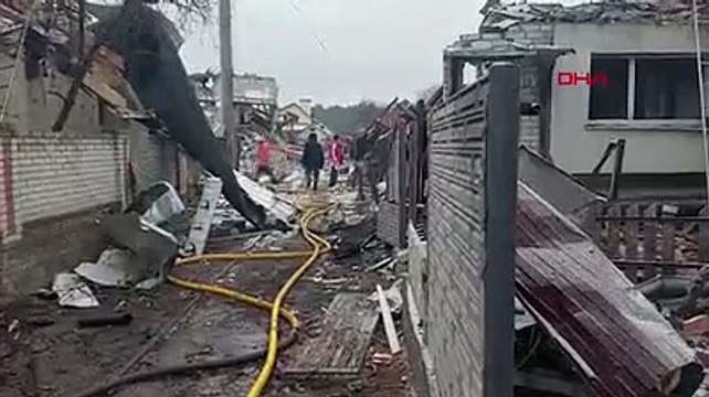 Rusya ''Kalibre'' füzesiyle vurdu! Korkunç görüntüler