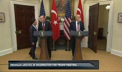 Erdogan arrived in Washington for Trump meeting