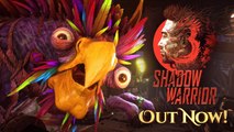 Tráiler de lanzamiento de Shadow Warrior 3: la saga shooter va un paso más allá en PC, PlayStation y Xbox