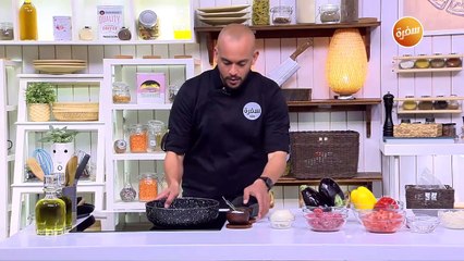 صينية الباذنجان باللحم | عمر اسماعيل