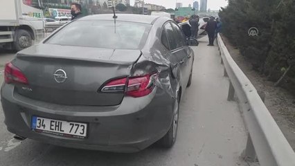 Maltepe'deki zincirleme trafik kazası trafiği aksattı