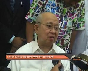 Ringgit dijangka mencecah paras RM4.50 sedollar