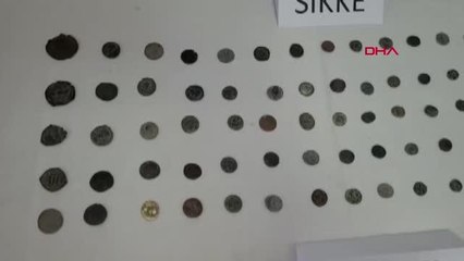 SİDE'DE ROMA DÖNEMİNE AİT 82 PARÇA TARİHİ ESER ELE GEÇİRİLDİ