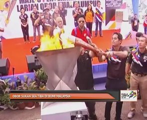 Obor Sukan SEA tiba di bumi Malaysia