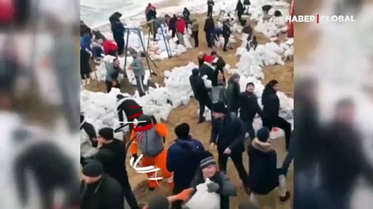 Odessa halkı Rus ordusunun çıkarmasına böyle hazırlanıyor