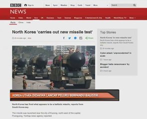 Korea Utara didakwa lancar peluru berpandu balistik