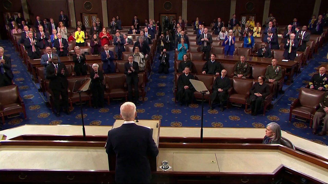 Rede zur Lage der Nation: Parteiübergreifender Beifall für Joe Biden