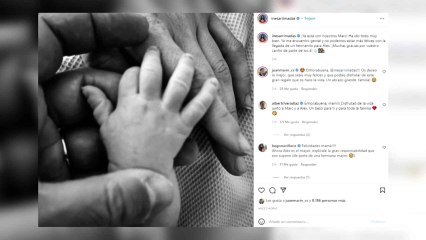 Inés Arrimadas le da la bienvenida a su segundo hijo, Marc