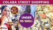 १००० रुपयांच्या आता बेस्ट शॉपिंग | Colaba Causeway Shopping Under 1000 Rs |Colaba Market Mumbai Haul